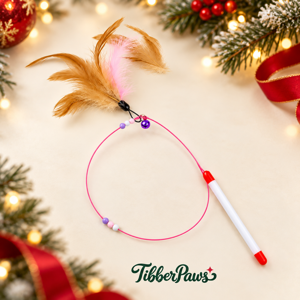 Feather Wand Cat Toy